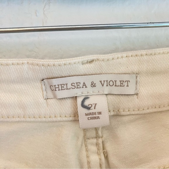 Chelsea & Violet Cream Wide Leg High-Waisted Pants - Picture 5 of 7